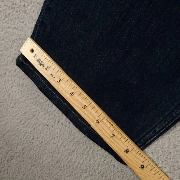 New Carhartt Jeans Womens 12 Rugged Flex Loose Fit Dark Blue 34x31 Denim BD2731 - Picture 8 of 15